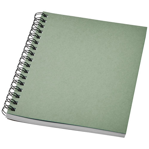 Carnet de notes publicitaire à spirales A6 Desk-Mate® Vert bruyère